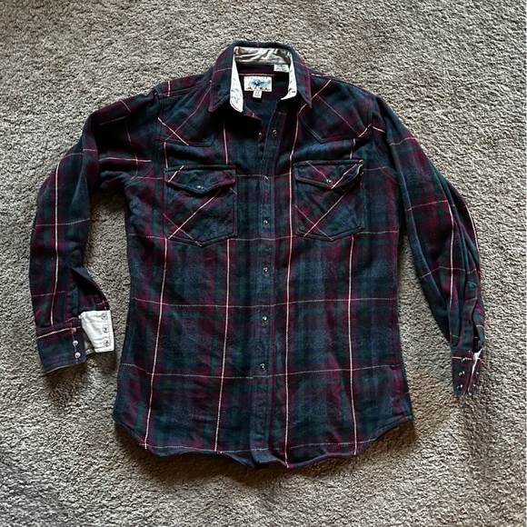 Vintage Painted Mesa Heavy Weight 100% Cotton Flannel - Picture 1 of 5